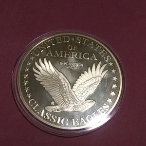 Gold collection of America classic eagles